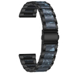 Dreifach-Perlenarmband aus Stahl und Harz, Ersatzarmband für Samsung Smartwatches (20 mm und 22 mm)