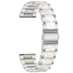 Dreifach-Perlenarmband aus Stahl und Harz, Ersatzarmband für Samsung Smartwatches (20 mm und 22 mm)