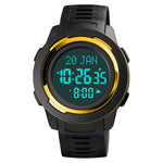 SKMEI 1729 Qibla-Kalenderuhr Multifunktionale LED-Digitalanzeige Leuchtende Elektronische Uhr