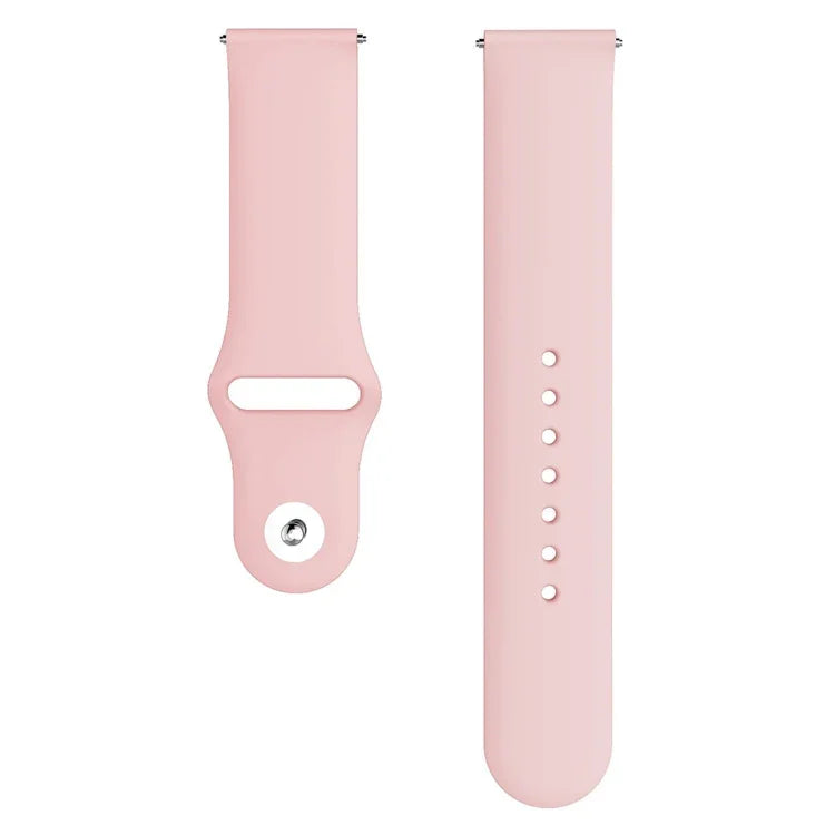 Armband aus einfarbigem Silikon für Galaxy Watch Active 2 Smartwatch, Größen L und S