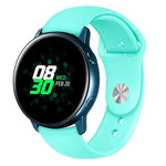Armband aus einfarbigem Silikon für Galaxy Watch Active 2 Smartwatch, Größen L und S