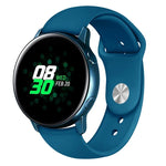Armband aus einfarbigem Silikon für Galaxy Watch Active 2 Smartwatch, Größen L und S