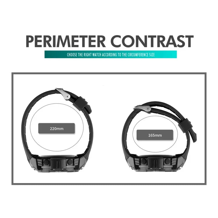 SKMEI 1756 Dualzeit Countdown-Wecker Herren Sport Leuchtende Elektronische Uhr