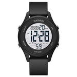 SKMEI 1758 Multifunktions-LED-Digitalanzeige leuchtende elektronische Uhr mit Silikonarmband