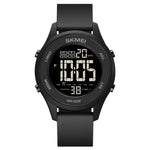 SKMEI 1758 Multifunktions-LED-Digitalanzeige leuchtende elektronische Uhr mit Silikonarmband