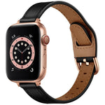 Damen-Armband aus Leder im Sternenhimmel-Design für Apple Watch Series 7 (41 mm), 6, SE, 5, 4 (40 mm), 3, 2, 1 (38 mm), 7 (45 mm), 6, SE, 5, 4 (44 mm) und 3, 2, 1 (42 mm).
