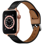 Damen-Armband aus Leder im Sternenhimmel-Design für Apple Watch Series 7 (41 mm), 6, SE, 5, 4 (40 mm), 3, 2, 1 (38 mm), 7 (45 mm), 6, SE, 5, 4 (44 mm) und 3, 2, 1 (42 mm).