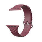 Silikon-Ersatzarmband in Unifarben für Apple Watch Series 7 (41 mm), 6, SE, 5, 4 (40 mm), 3, 2, 1 (38 mm) und 7 (45 mm), 6, SE, 5, 4 (44 mm) sowie 3, 2, 1 (42 mm).