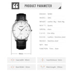 SKMEI 1801 Herren Freizeit Kalender Quarz Armbanduhr
