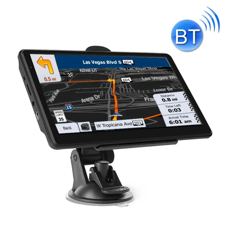 X20 7 Zoll Auto-GPS-Navigator 8G+256M Kapazitiver Bildschirm Bluetooth Rückfahrbild, Europa-Karte, Australien-Karte, Südostasien-Karte, Nordamerika-Karte, Nahost-Karte, Südamerika-Karte, Afrika-Karte