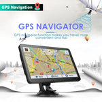 7 Zoll Auto GPS Navigator 8G+256M Kapazitiver Bildschirm Hohe Konfiguration, Europakarte, Australienkarte, Südostasienkarte, Nordamerikakarte, Nahostkarte, Südamerikakarte, Afrikakarte