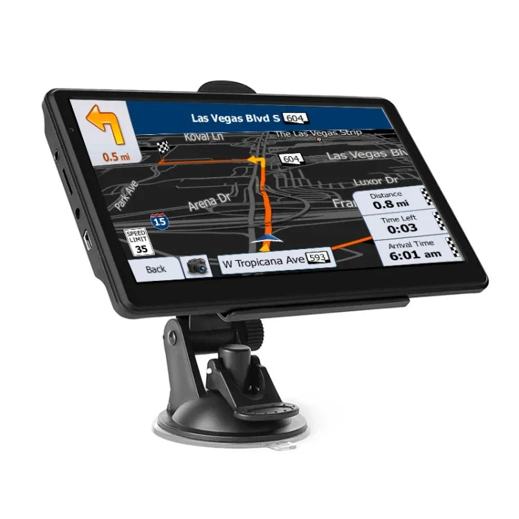7 Zoll Auto HD GPS Navigator 8G+128M Kapazitiver Bildschirm Unterstützt FM / TF-Karte, Europa-Karte, Australien-Karte, Südostasien-Karte, Nordamerika-Karte, Nahost-Karte, Südamerika-Karte, Afrika-Karte