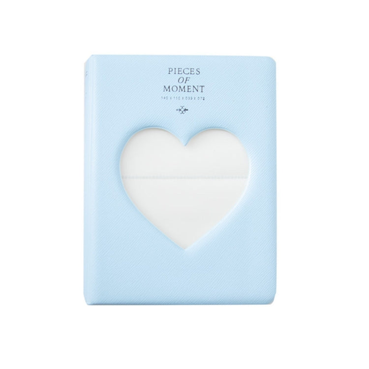 Hohle Herz 64 Taschen Fotobuch Album Namenskartenhalter für Fujifilm Instax Mini 8 /7s /70 /25 /50s /90, Hohle Herz 64 Taschen Himmelblau, Hohle Herz 64 Taschen Hellmint, Hohle Herz 64 Taschen Pink, Hohle Herz 64 Taschen Helllila