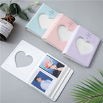 Hohle Herz 64 Taschen Fotobuch Album Namenskartenhalter für Fujifilm Instax Mini 8 /7s /70 /25 /50s /90, Hohle Herz 64 Taschen Himmelblau, Hohle Herz 64 Taschen Hellmint, Hohle Herz 64 Taschen Pink, Hohle Herz 64 Taschen Helllila
