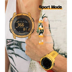 NORTH EDGE Mars Herren Leuchtende Digitale Wasserdichte Smart Sportuhr, unterstützt Wecker & Countdown & Sportmodus