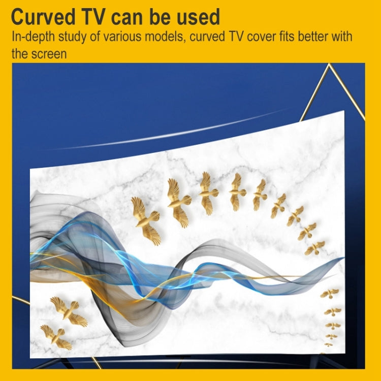 Staubschutzhülle aus Stoff für Fernseher, 30-32 Zoll, 47-48 Zoll, 52 Zoll, 55 Zoll