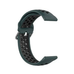 Zweifarbiger Silikon-Ersatzarmband, Für Samsung Galaxy Watch4 40mm, Für Samsung Galaxy Watch4 44mm, Für Samsung Galaxy Watch4 Classic 42mm