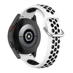 Zweifarbiges Silikon-Ersatzarmband für Samsung Galaxy Watch4 Classic 46 mm