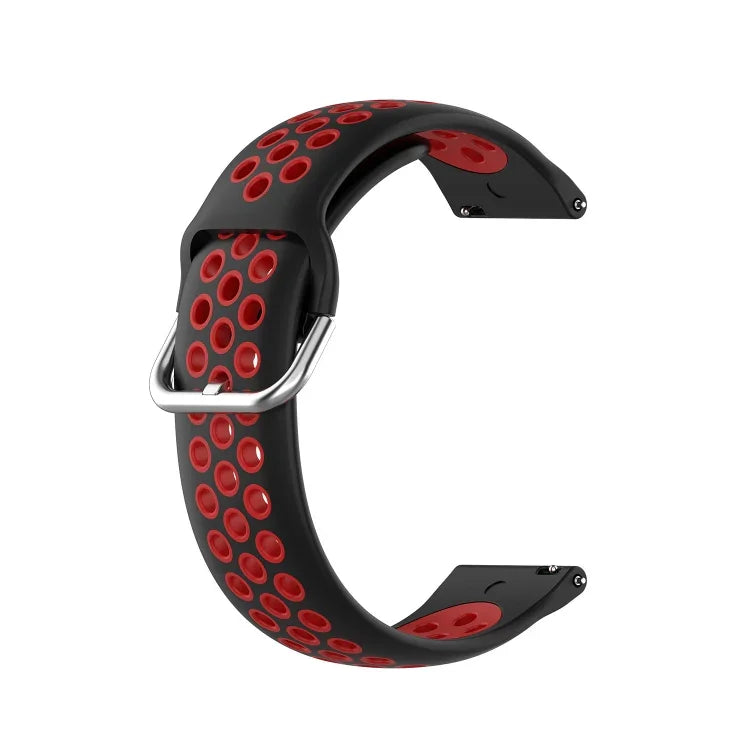 Zweifarbiges Silikon-Ersatzarmband für Samsung Galaxy Watch4 Classic 46 mm