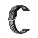 Zweifarbiges Silikon-Ersatzarmband für Samsung Galaxy Watch4 Classic 46 mm