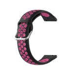 Zweifarbiges Silikon-Ersatzarmband für Samsung Galaxy Watch4 Classic 46 mm
