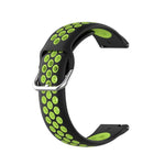 Zweifarbiges Silikon-Ersatzarmband für Samsung Galaxy Watch4 Classic 46 mm