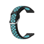 Zweifarbiges Silikon-Ersatzarmband für Samsung Galaxy Watch4 Classic 46 mm