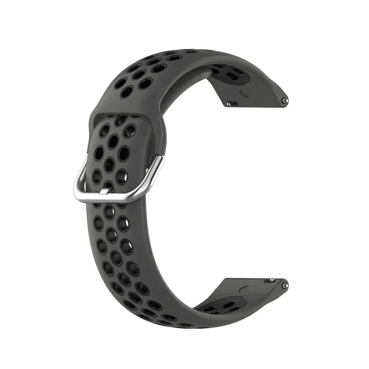 Zweifarbiges Silikon-Ersatzarmband für Samsung Galaxy Watch4 Classic 46 mm