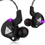 QKZ AK6 3,5mm In-Ear Kabelgebundene Subwoofer-Sportkopfhörer, Kabellänge: ca. 1,2m, 1 Stk., 1 Paar
