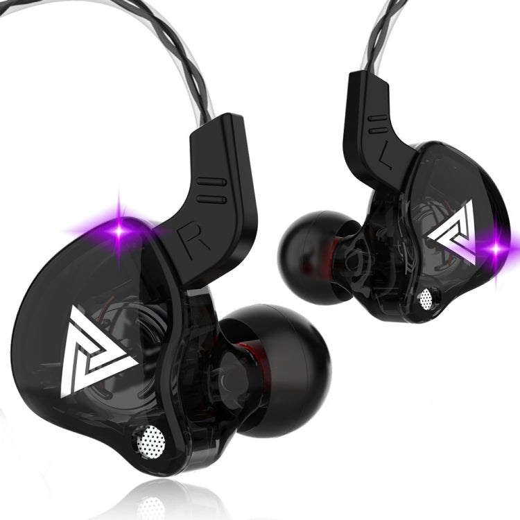 QKZ AK6 3,5mm In-Ear Kabelgebundene Subwoofer-Sportkopfhörer, Kabellänge: ca. 1,2m, 1 Stk., 1 Paar