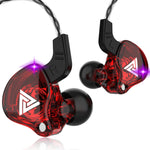 QKZ AK6 3,5mm In-Ear Kabelgebundene Subwoofer-Sportkopfhörer, Kabellänge: ca. 1,2m, 1 Stk., 1 Paar