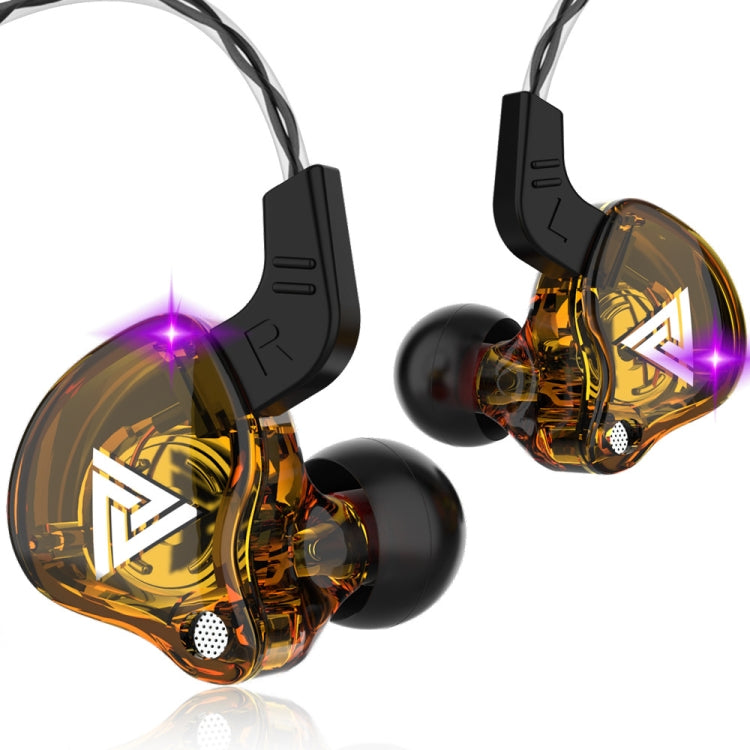 QKZ AK6 3,5mm In-Ear Kabelgebundene Subwoofer-Sportkopfhörer, Kabellänge: ca. 1,2m, 1 Stk., 1 Paar