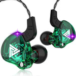 QKZ AK6 3,5mm In-Ear Kabelgebundene Subwoofer-Sportkopfhörer, Kabellänge: ca. 1,2m, 1 Stk., 1 Paar