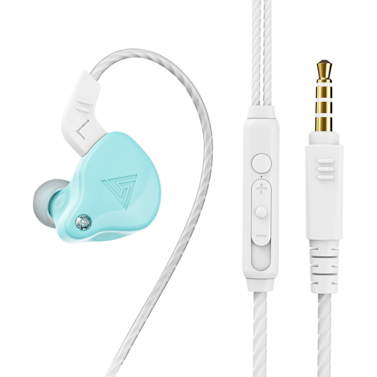 QKZ AK6-X 3,5mm In-Ear Kabelgebundene Subwoofer-Sportkopfhörer mit Mikrofon, Kabellänge: ca. 1,2m, 1 Stk.