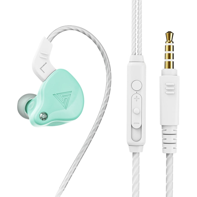 QKZ AK6-X 3,5mm In-Ear Kabelgebundene Subwoofer-Sportkopfhörer mit Mikrofon, Kabellänge: ca. 1,2m, 1 Stk.