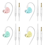 QKZ AK6-X 3,5mm In-Ear Kabelgebundene Subwoofer-Sportkopfhörer mit Mikrofon, Kabellänge: ca. 1,2m, 1 Stk.