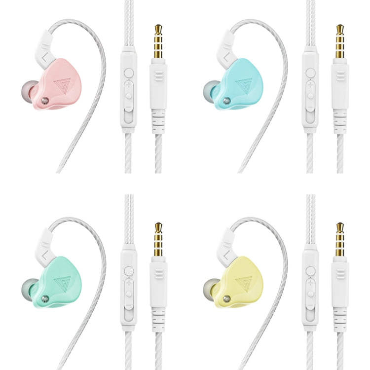 QKZ AK6-X 3,5mm In-Ear Kabelgebundene Subwoofer-Sportkopfhörer mit Mikrofon, Kabellänge: ca. 1,2m, 1 Stk.