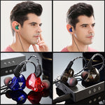 QKZ AK6-X 3,5mm In-Ear Kabelgebundene Subwoofer-Sportkopfhörer mit Mikrofon, Kabellänge: ca. 1,2m, 1 Stk.