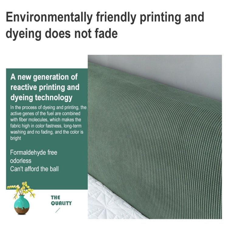 Kopfteilbezug aus Polarfleece, elastisch, voll abdeckend, 120cm, 150cm, 180cm, 200cm, 220cm