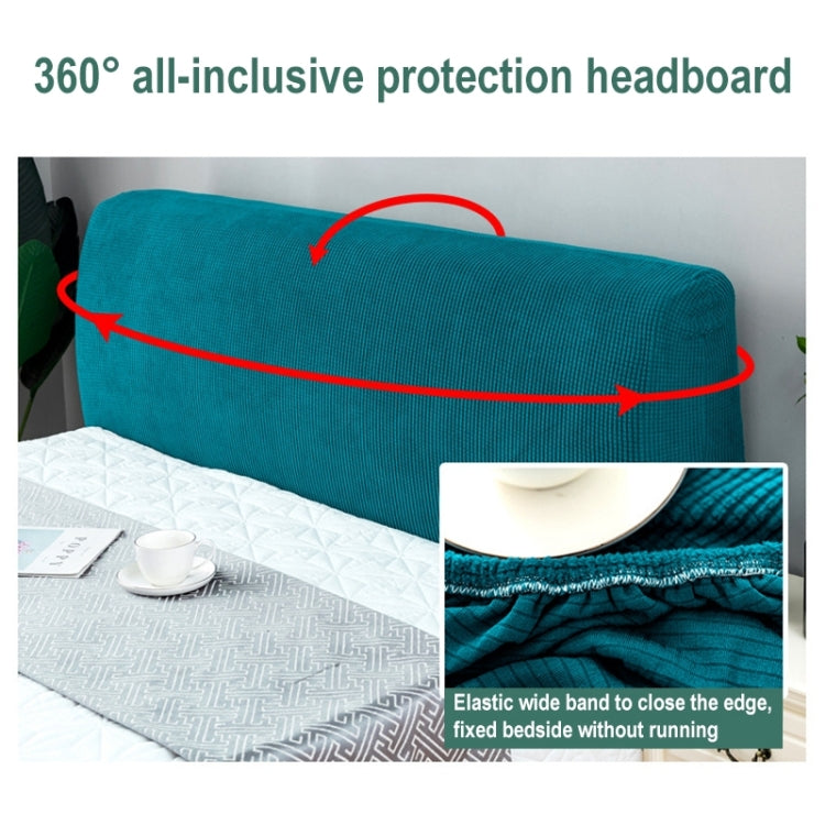 Kopfteilbezug aus Polarfleece, elastisch, voll abdeckend, 120cm, 150cm, 180cm, 200cm, 220cm