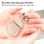 Mini 8 Tone Thumb Piano Kalimba Musical Instruments