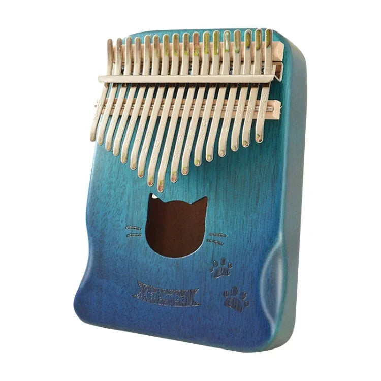 17-töniges Daumenklavier Kalimba aus Akazienholz (Musikinstrumente)