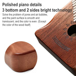 17-töniges Daumenklavier Kalimba aus Akazienholz (Musikinstrumente)