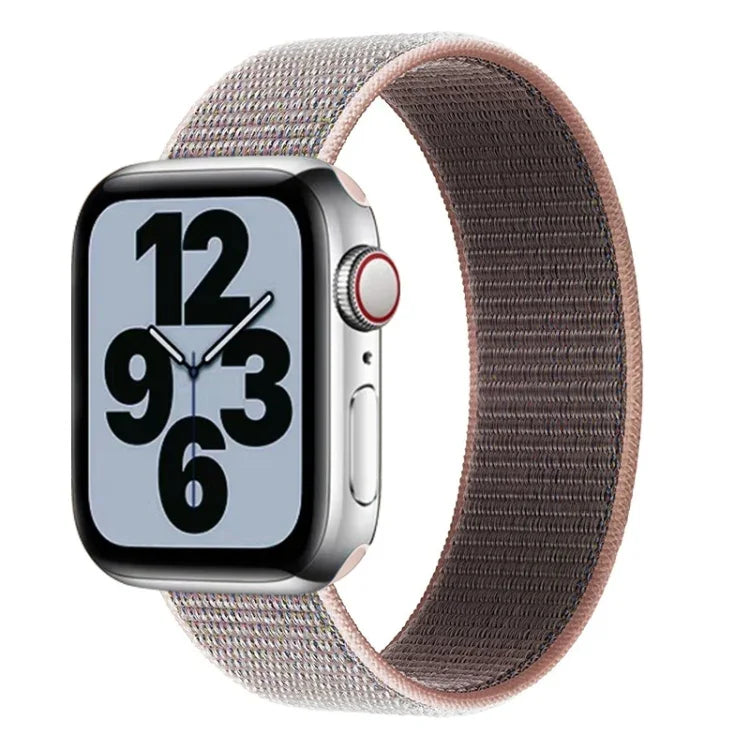 Nylon-Ersatzarmband mit einfacher Schlaufe, Größe: S 135 mm für Apple Watch Series 6 &amp; SE &amp; 5 &amp; 4 40 mm / 3 &amp; 2 &amp; 1 38 mm, S 135 mm 40 mm / 38 mm