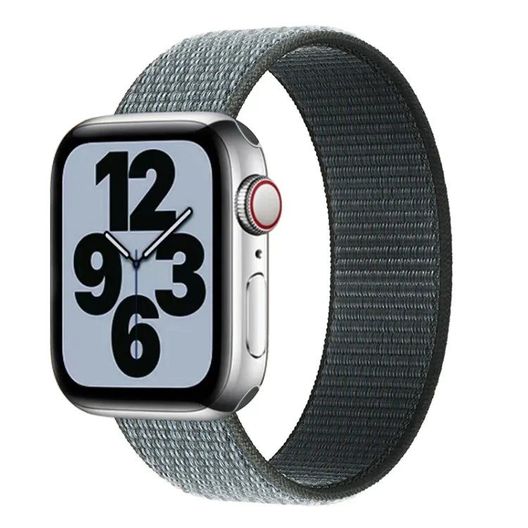 Nylon-Ersatzarmband mit einfacher Schlaufe, Größe: S 135 mm für Apple Watch Series 6 &amp; SE &amp; 5 &amp; 4 40 mm / 3 &amp; 2 &amp; 1 38 mm, S 135 mm 40 mm / 38 mm