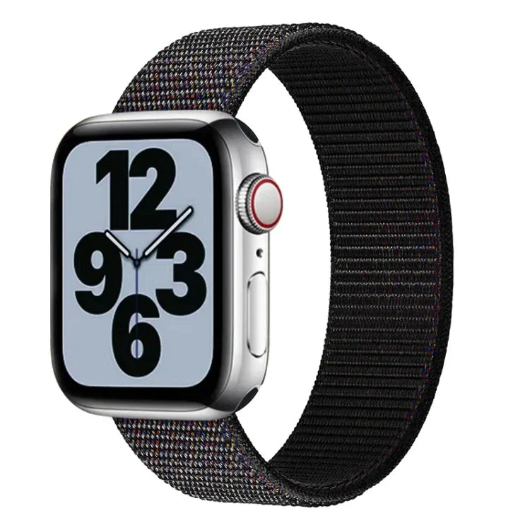 Nylon-Ersatzarmband mit einfacher Schlaufe, Größe: S 135 mm für Apple Watch Series 6 &amp; SE &amp; 5 &amp; 4 40 mm / 3 &amp; 2 &amp; 1 38 mm, S 135 mm 40 mm / 38 mm