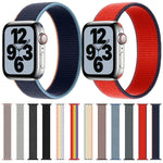 Nylon-Ersatzarmband mit einfacher Schlaufe, Größe: S 135 mm für Apple Watch Series 6 &amp; SE &amp; 5 &amp; 4 40 mm / 3 &amp; 2 &amp; 1 38 mm, S 135 mm 40 mm / 38 mm