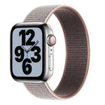 Nylon-Ersatzarmband mit einfacher Schlaufe, Größe: M 155 mm für Apple Watch Series 6 &amp; SE &amp; 5 &amp; 4 44 mm / 3 &amp; 2 &amp; 1 42 mm, M 155 mm 44 mm / 42 mm
