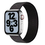 Nylon-Ersatzarmband mit einfacher Schlaufe, Größe: M 155 mm für Apple Watch Series 6 &amp; SE &amp; 5 &amp; 4 44 mm / 3 &amp; 2 &amp; 1 42 mm, M 155 mm 44 mm / 42 mm