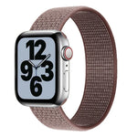 Nylon-Ersatzarmband mit einfacher Schlaufe, Größe: M 155 mm für Apple Watch Series 6 &amp; SE &amp; 5 &amp; 4 44 mm / 3 &amp; 2 &amp; 1 42 mm, M 155 mm 44 mm / 42 mm